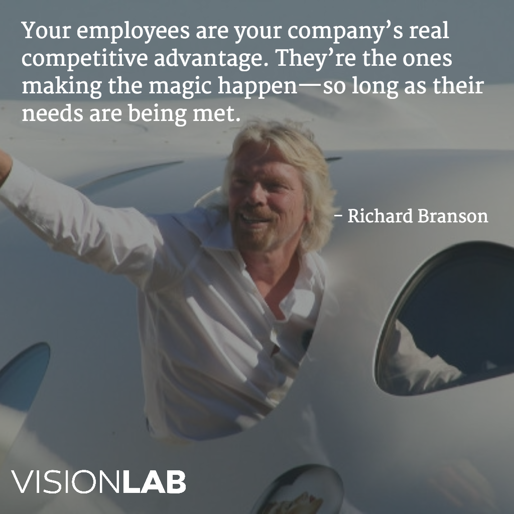 Richard Branson believe in employee feedback